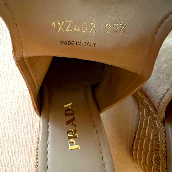 Prada Suede Espadrille Sandals - Picture 3 of 5
